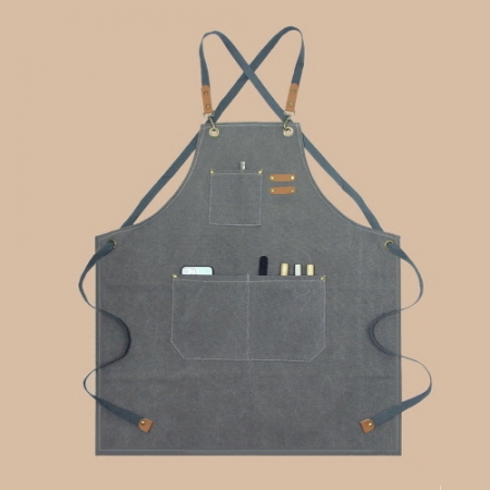 EL 미술 캔버스 전문가용 작업 수납 3 포켓 앞치마 CAH803 #2