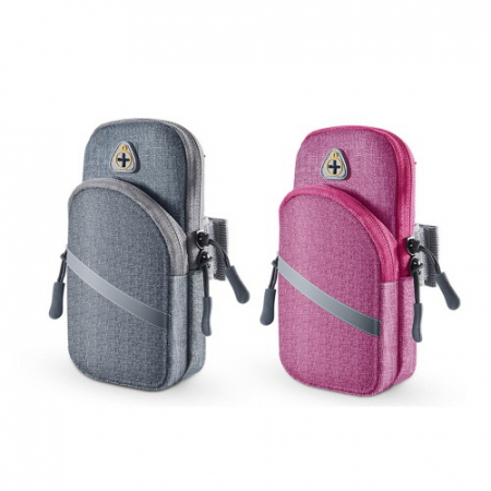 NT 암 밴드 스포츠 피트니스 지갑 그레이배색 휴대 가방  CAH906 #2