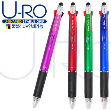 유로멀티5in1 그립터치펜 // 컬러인쇄가능 #3