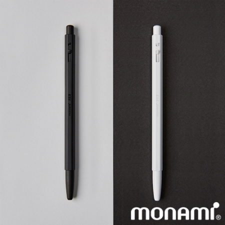 모나미 153 블랙 화이트 볼펜 #2