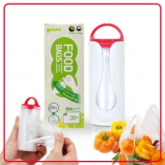 푸드백 휴대용 비닐롤백 빨강