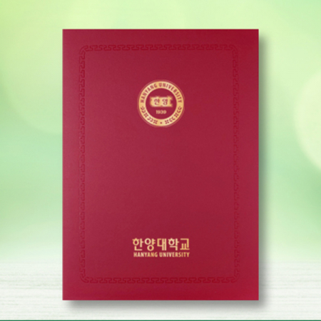 지레자 고급형 상장케이스 A4 (자주) #3