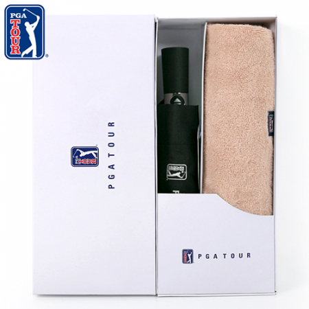 PGA 3단 7K 완전자동 무지 우산 + 180g 모달 면사 타올세트 #2