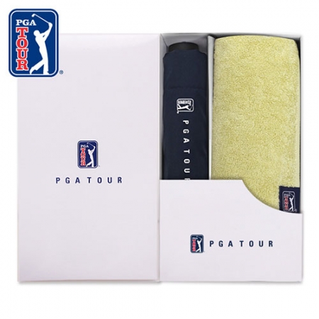 PGA 3단 수동 무지 우산 + 180g 모달 면사 타올세트 #2