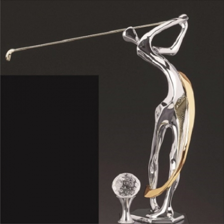 크롬 크리스탈 투톤 골프트로피 5 #4