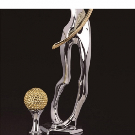 크롬 크리스탈 투톤 골프트로피 6 #4