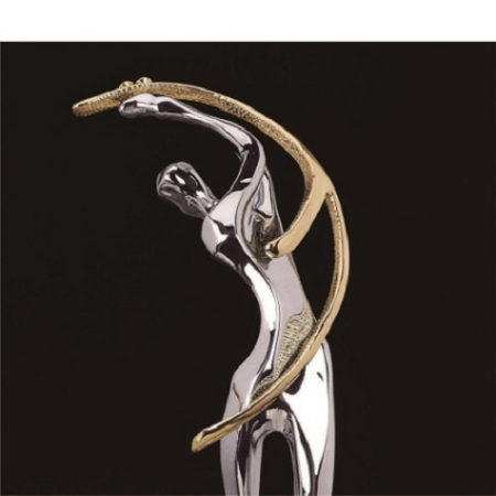 크롬 크리스탈 투톤 골프트로피 6 #3