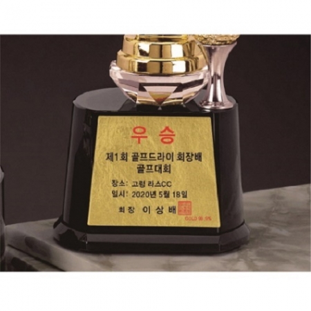 조각가 선생님 작품 콜렉션 2 - 골드 한반도 골프트로피 #5