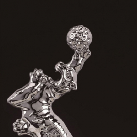 조각가 선생님 작품 콜렉션 3 - 실버 한반도 골프트로피 #3