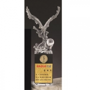 주석 크리스탈 독수리 골프트로피 10