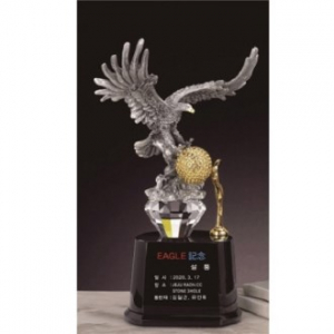 주석 크리스탈 독수리 골프트로피 12