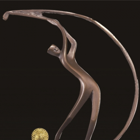 명품 청동크리스탈 골프 트로피 5 #3