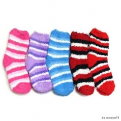 성인 스트라이프 수면양말, 여성 수면양말, 수면양말 여성용