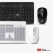 3M 무선 멤브레인 키보드 옵티컬 마우스 콤보세트 MK150