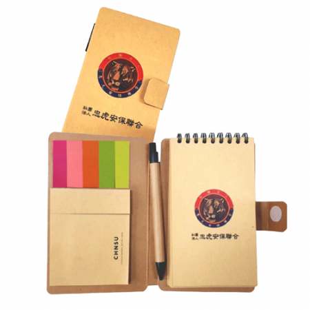 볼펜 스프링 수첩 (크라프트 재생지- 대046) 매직- 오색지 #3