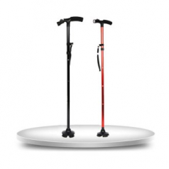 실버라이프 접이식 미끄럼방지 야간조명 노인 지팡이 CBH164