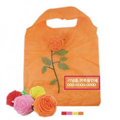 [장미 장바구니] 인쇄 가능 / OPP포장 가능 / 색상 선택가능 37*50cm