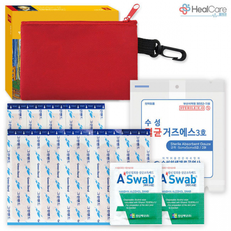 레드 파우치 구급함 1호 (13P) #2