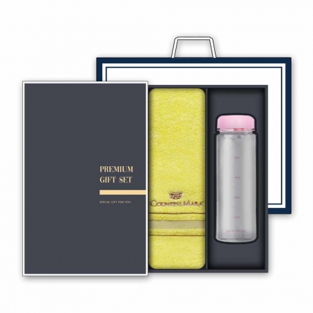 송월 프리미엄 선물세트 (CM 센치40 타올 1매 + 마이보틀 500ml 1개) #2