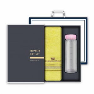 송월 프리미엄 선물세트 (CM 센치40 타올 1매 + 마이보틀 500ml 1개)