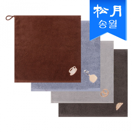 송월 항균 카페 핸드타올, 고리수건s 30x30cm #2