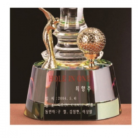 크리스탈 우승컵 골프트로피 18 #5