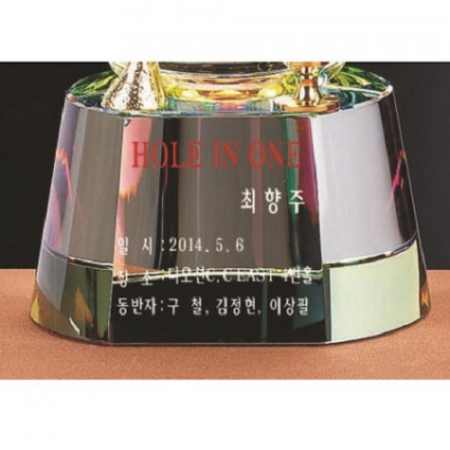 크리스탈 우승컵 골프트로피 18 #6