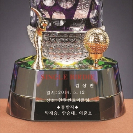 크리스탈 우승컵 골프트로피 22 #5