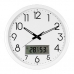 작은이미지: 국대 무소음 디지털 온습도 벽시계 350 #3