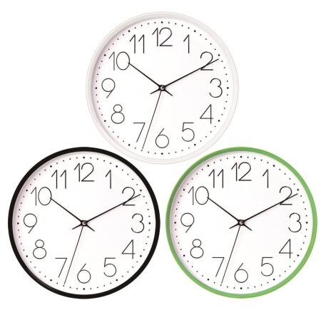 무소음 세련 벽시계 ( 입체 숫자) 280 #2