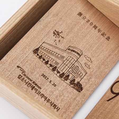 트윈 매직 시계 애쉬, 월넛 JW-1615 #3