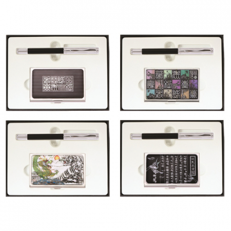 은장 수성펜 수복창살문 자개 명함케이스 기념품 #2