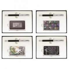 은장 수성펜 수복창살문 자개 명함케이스 기념품