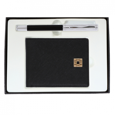 은장 수성펜 완자문 소가죽반지갑 직장인선물 #2