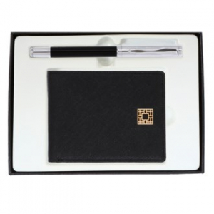 은장 수성펜 완자문 소가죽반지갑 직장인선물