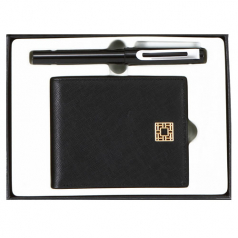 만년필 완자문 소가죽 반지갑 비즈니스 선물