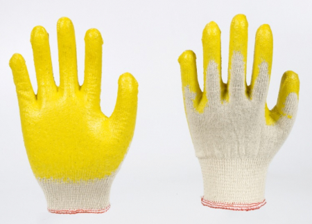 노란 코팅 장갑 (인쇄) 0 #2