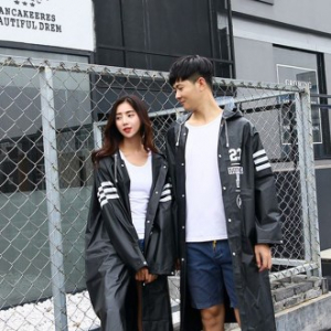 커플우비 EVA 여행용레인코트 우의