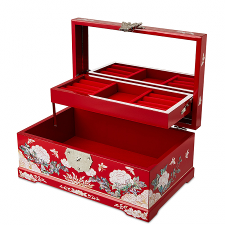 목단 2단 보석함 #5