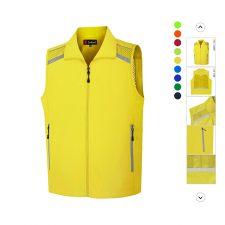 매직 카라형 반사띠 부착 망사 조끼 남녀공용 363 #3