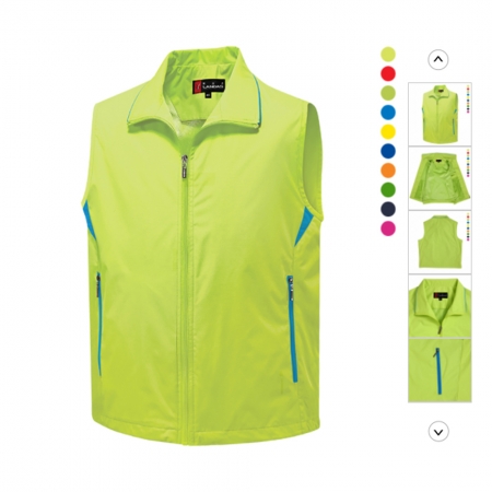 매직 컬러 배색 이벤트 조끼 남녀공용 #2