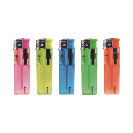 BT 하나로 푸쉬 오색 투명 라이터 XHD- 777 #2