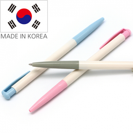 샤인 불투명 노크펜 볼펜 // 국산 #2