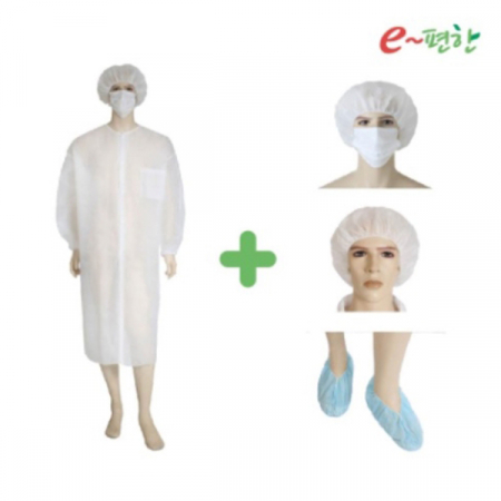 클래씨 위생가운 방문자가운 세트 #3