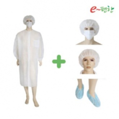 클래씨 위생가운 방문자가운 세트