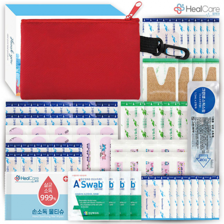 레드 파우치 구급함 14호 (68P) #2