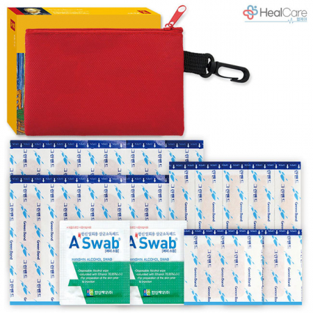 레드 파우치 구급함 2호 (19P) #2