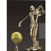 작은이미지: 금색금속 크리스탈 골프 트로피 #3