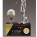 작은이미지: 은색 금속 크리스탈 골프 트로피 #4