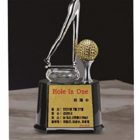 금속 크리스탈 골프트로피 39 #4